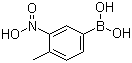 structure of CAS# 80500-27-2, 4-甲基-3-硝基苯硼酸