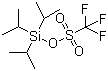 structure of CAS# 80522-42-5, 三异丙基硅基三氟甲磺酸酯