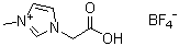 CAS 登录号：805228-42-6, 1-(羧甲基)-3-甲基咪唑鎓四氟硼酸盐