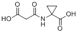 CAS # 80550-27-2, 1-(Malonylamino)cyclopropanecarboxylic acid, 1-[(2-carboxyacetyl)amino]cyclopropane-1-carboxylic acid
