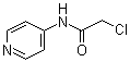2-氯-N-4-吡啶基乙酰胺分子结构 (CAS 80650-46-0)