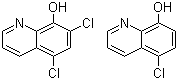 CAS # 8067-69-4, Halquinol, 5,7-Dichloro-8-quinolinol mixed with 5-Chloro-8-quinolinol, Chlorquinol, Quinolor, Tarquinor