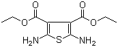 structure of CAS# 80691-81-2, 2,5-二氨基-3,4-噻吩二羧酸二乙酯