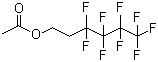 CAS # 80705-15-3, 2-Perfluorobutylethyl acetate, 1H,1H,2H,2H-Nonafluorohexyl acetate, 3,3,4,4,5,5,6,6,6-Nonafluoro-1-hexanol acetate