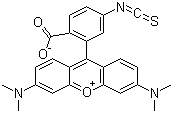 structure of CAS# 80724-20-5, 四甲基罗丹明异硫氰酸酯