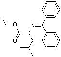 structure of CAS# 80741-44-2, 2-[(二苯基亚甲基)氨基]-4-甲基-4-戊烯酸乙酯