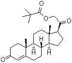 structure of CAS# 808-48-0, Desoxycorticosterone pivalate