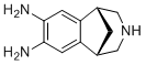 2,3,4,5-四氢-1,5-甲桥-1H-3-苯并氮杂卓-7,8-二胺分子结构 (CAS 808120-35-6)