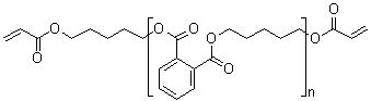 CAS # 80883-50-7, UX 2-2700, alpha-[5-[(1-Oxo-2-propenyl)oxy]pentyl]-omega-[(1-oxo-2-propenyl)oxy]-poly(oxycarbonyl-1,2-phenylenecarbonyloxy-1,5-pentanediyl)