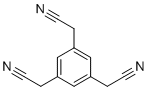 2,2',2''-(苯-1,3,5-三基)三乙腈分子结构 (CAS 80935-59-7)