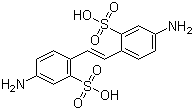 structure of CAS# 81-11-8, 4,4'-二氨基二苯乙烯-2,2'-二磺酸