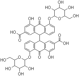 structure of CAS# 81-27-6, 番泻苷 A