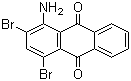 structure of CAS# 81-49-2, 1-氨基-2,4-二溴蒽醌
