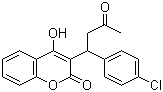 structure of CAS# 81-82-3, Coumachlor