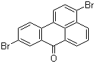 structure of CAS# 81-98-1, 3,9-二溴苯并蒽酮