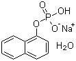 structure of CAS# 81012-89-7, 1-磷酸萘基酯单钠盐单水合物