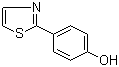 structure of CAS# 81015-49-8, 4-(2-噻唑基)苯酚