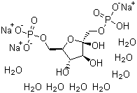structure of CAS# 81028-91-3, 1,6-二磷酸果糖三钠盐(八水合物)