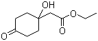 1-羟基-4-氧代环己基乙酸乙酯分子结构 (CAS 81053-18-1)