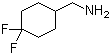 structure of CAS# 810659-05-3, (4,4-Difluorocyclohexyl)methylamine