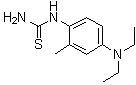 structure of CAS# 810662-59-0, [4-(二乙基氨基)-2-甲基苯基]硫脲