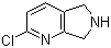 2-氯-6,7-二氢-5H-吡咯并[3,4-b]吡啶分子结构 (CAS 810668-57-6)