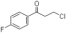 3-氯-1-(4-氟苯基)丙酮分子结构 (CAS 81112-09-6)