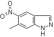 5-硝基-6-甲基-1H-吲唑分子结构 (CAS 81115-43-7)