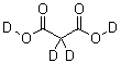 structure of CAS# 813-56-9, 丙二酸-d<sub>4</sub>
