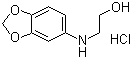 CAS 登录号：81329-90-0, N-羟乙基-3,4-亚甲二氧基苯胺盐酸盐