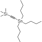 structure of CAS# 81353-38-0, 三丁基(三甲基硅烷基乙炔基)锡
