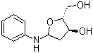 2-脱氧-D-核糖酰基苯胺分子结构 (CAS 81366-70-3)