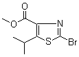 2-溴-5-异丙基-1,3-噻唑-4-羧酸甲酯分子结构 (CAS 81569-28-0)