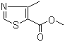 4-甲基噻唑-5-甲酸甲酯分子结构 (CAS 81569-44-0)