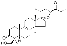 CAS # 81678-46-8, 3-Dehydro-15-deoxoeucosterol, (4beta,23S)-17,23-Epoxy-28-hydroxy-27-norlanost-8-ene-3,24-dione