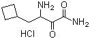 3-氨基-4-环丁基-2-氧代丁酰胺盐酸盐分子结构 (CAS 817169-86-1)