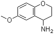 structure of CAS# 81816-60-6, 6-甲氧基苯并二氢吡喃-4-胺