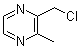 2-氯甲基-3-甲基吡嗪分子结构 (CAS 81831-67-6)