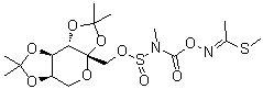 CAS # 81861-98-5, 2,3:4,5-Bis-O-(1-methylethylidene)-beta-D-fructopyranose methyl[[[[1-(methylthio)ethylidene]amino]oxy]carbonyl]amidosulfite