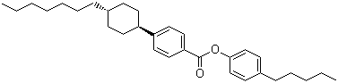 CAS # 81929-47-7, 4-Pentylphenyl 4-trans-(4-heptylcyclohexyl)benzoate