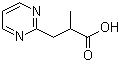 2-甲基-3-嘧啶-2-基丙酸分子结构 (CAS 819850-14-1)