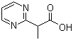 structure of CAS# 819850-16-3, 2-Pyrimidin-2-ylpropionic acid