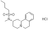 CAS # 82059-49-2, trans-N-(1,3,4,6,7,11b-Hexahydro-2H-benzo[a]quinolizin-2-yl)-N-methyl-1-butanesulfonamide monohydrochloride
