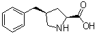 structure of CAS# 82087-73-8, (4S)-4-(Phenylmethyl)-L-proline