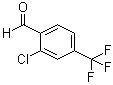 2-氯-4-(三氟甲基)苯甲醛分子结构 (CAS 82096-91-1)