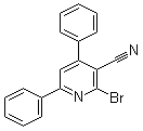 structure of CAS# 82127-26-2, 2-溴-4,6-二苯基吡啶-3-甲腈