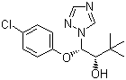 CAS 登录号：82200-72-4, 三唑醇 B, (1S,2R)-1-(4-氯苯氧基)-3,3-二甲基-1-(1H-1,2,4-三唑-1-基)丁-2-醇