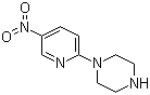 structure of CAS# 82205-58-1, 1-(5-Nitropyridin-2-yl)piperazine