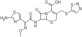 头孢唑喃分子结构 (CAS 82219-78-1)