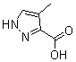 structure of CAS# 82231-51-4, 4-Methylpyrazole-3-carboxylic acid